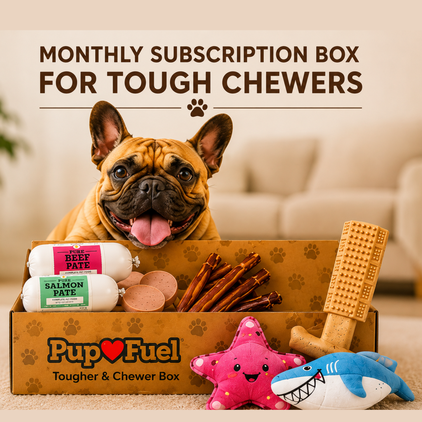 Tough & Chewer Monthly Subscription Box